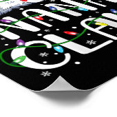 Nana Claus Weihnachts-Weihnachtsmannmütze Matching Poster (Ecke)