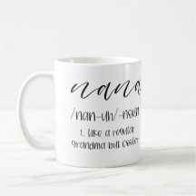 Nana Coffee Tasse Oma Coffee Tasse Muttertag