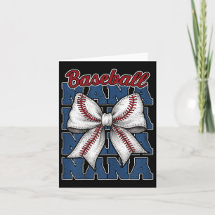 Nana Coquette Bow Game Day Sport F Karte