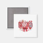 Nana Coquette Bow Happy Valentine Day Mama Mutter  Magnet (Vorderseite/Rückseite)