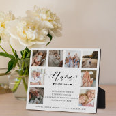 Nana Definition Script Foto Collage Keepake Fotoplatte