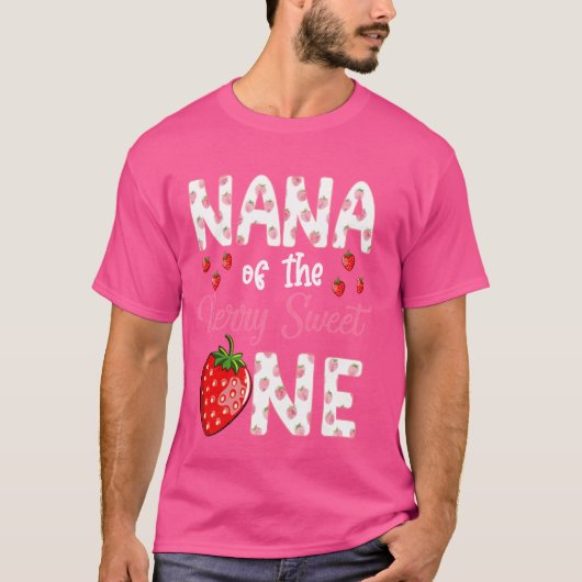 Nana der Berry Sweet eine Erdbeere erste Geburt T-Shirt (Vorderseite)