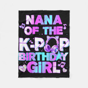 Nana der K-Pop-Birthday-Girls Koreanische Musik Fleecedecke