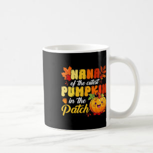 Nana der Niedlichsten Kürbis in den Pflaster Thank Kaffeetasse