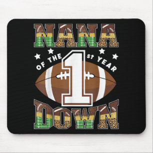 Nana des ersten Jahres Fußball 1 Geburtstag Mousepad