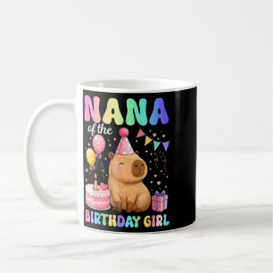 Nana des Geburtstagsmädchens Kawaii Capybara Famil Kaffeetasse