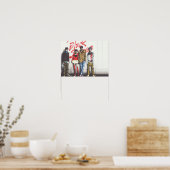 Nana Die schwarzen Steine Band verteilt sich 2 Poster (Küche)