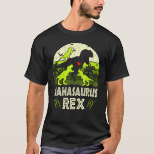 Nana Dinosaur T Rex Nanasaurus 3 Kinder Matching F T-Shirt