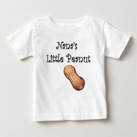 Nana-Erdnuss Baby T-shirt (Vorderseite)