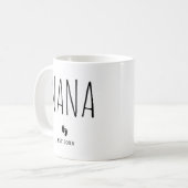 Nana Est 2025 Nana zu Geschenken neue Nana Schwang Kaffeetasse (Vorderseite Links)