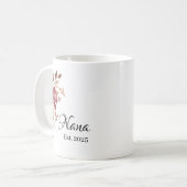 Nana Est. Year – New Nana Milestone Gift Kaffeetasse (Vorderseite Links)