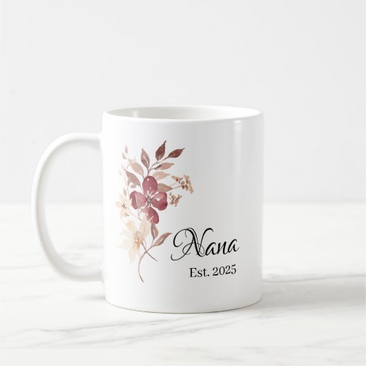Nana Est. Year – New Nana Milestone Gift Kaffeetasse (Links)