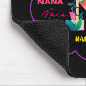 Nana Florales Blumenname Initiale Mousepad (Ecke)