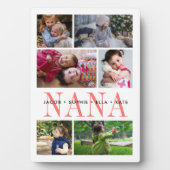 Nana Foto Collage Fotoplatte (Vorderseite)
