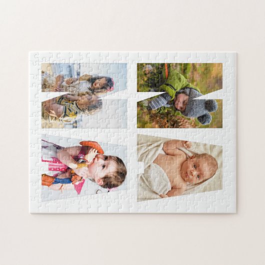 Nana Foto Collage Keepake Puzzle (Horizontal)