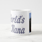 Nana Foto graue Text Riesenkaffee Tasse (Vorderseite)