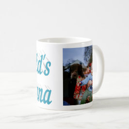 Nana Foto Himmelsblau Text Kaffee Tasse