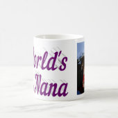 Nana Foto lila Text Kaffee Tasse (Mittel)