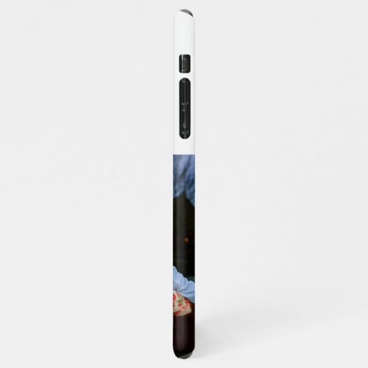 Nana Foto Sea Blue Text Mütter Day iPhone Hülle (Linke Seite)