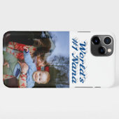 Nana Foto Sea Blue Text Mütter Day iPhone Hülle (Rückseite (Horizontal))