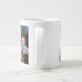 Nana Foto Sea Blue Text Mütter Day Jumbo-Tasse (Rückseite)