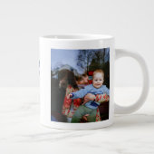 Nana Foto Sea Blue Text Mütter Day Jumbo-Tasse (Rechts)