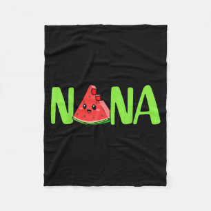 Nana frohen Muttertag stolze Nana Wassermelone Fru Fleecedecke