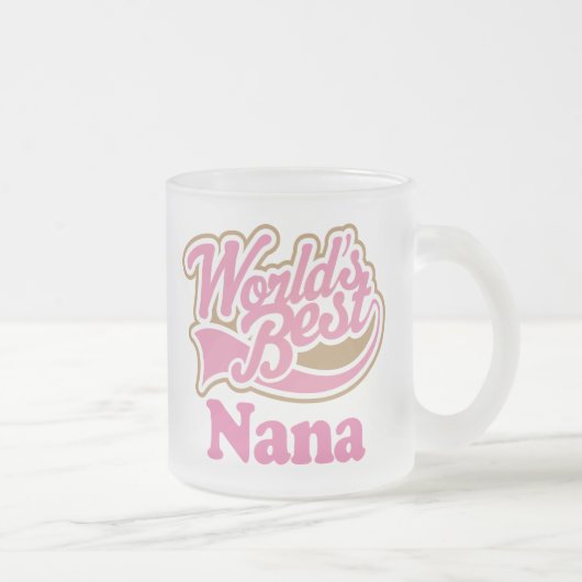Nana-Geschenk-Rosa Mattglastasse (Rechts)