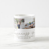 Nana | Glück ist Herzkalligraphie 6 Foto Kaffeetasse (Mittel)