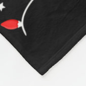 Nana Grandma Claus Christmas Lights Matching Famil Fleecedecke (Ecke)