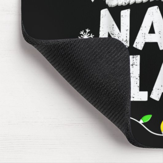 Nana Grandma Claus Christmas Lights Matching Famil Mousepad (Ecke)