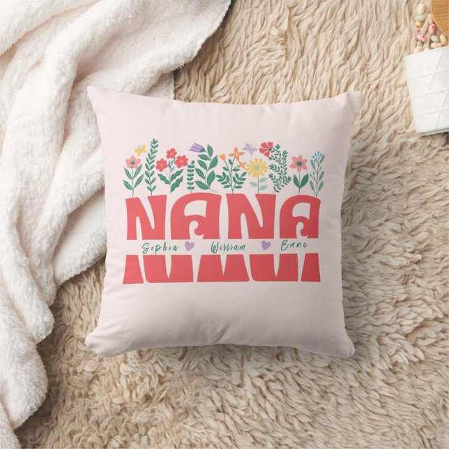 NANA GRANDMA GRANDMOTHER GRANNY - Anpassen Kissen (Decke)
