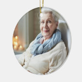 Nana Grandma Granny Definition Foto Weihnachten Keramik Ornament (Links)