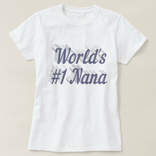 Nana-grauer Text T-Shirt