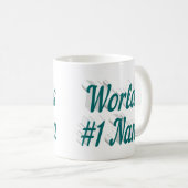 Nana Green Halbtext Kaffee Tasse (VorderseiteRechts)