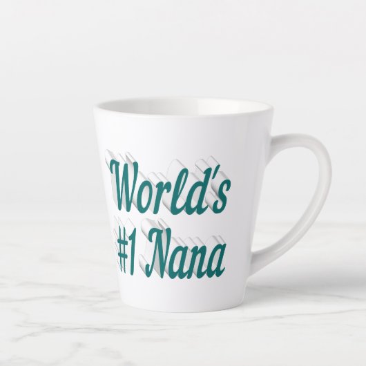 Nana Green Text Mütter Day Milchtasse (Rechts)
