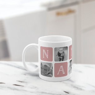 NANA Großmutter Foto Collage Tasse ROSE