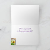 Nana, Großmutter Pansy Geburtstag Karte (Innenseite)