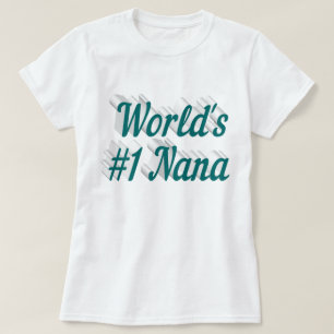 Nana grüner Text T-Shirt