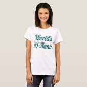 Nana grüner Text T-Shirt (Vorne ganz)
