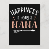 Nana Happiness Family Großmutter Liebe Postkarte (Vorderseite)