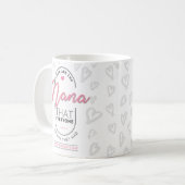 Nana Happy Mother Day Kaffeetasse (Vorderseite Links)