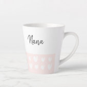 Nana Heart Champagne Pink Latte Tasse (Rechts)
