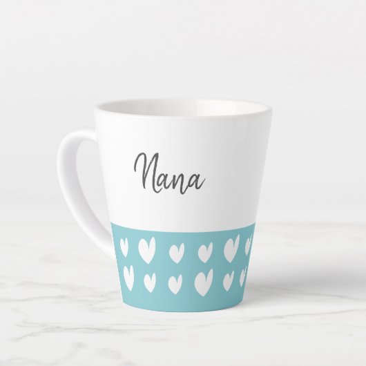 Nana Heart Turquoise Milchtasse (Linke Ecke)