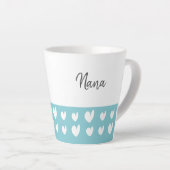 Nana Heart Turquoise Milchtasse (Rechte Ecke)