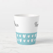 Nana Heart Turquoise Milchtasse (Vorderseite)