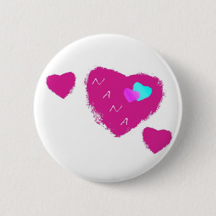 Nana Hearts Button