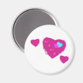 Nana Hearts Magnet (Vorderseite/Rückseite)