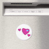 Nana Hearts Magnet (In Situ (Geschirrspüler))