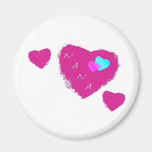 Nana Hearts Magnet (Vorne)